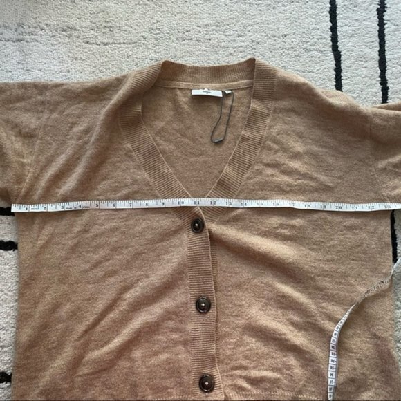 MINIMUM Brown Moffie Button Alpaca Cardigan - Picture 9 of 11